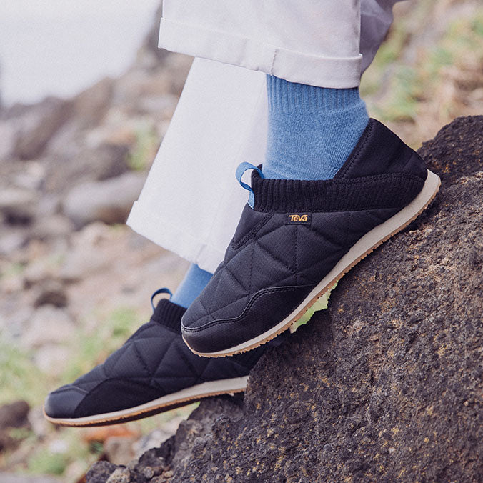 נעלי גברים רי אמבר TEVA Re Ember Moc Black Plaza Taupe