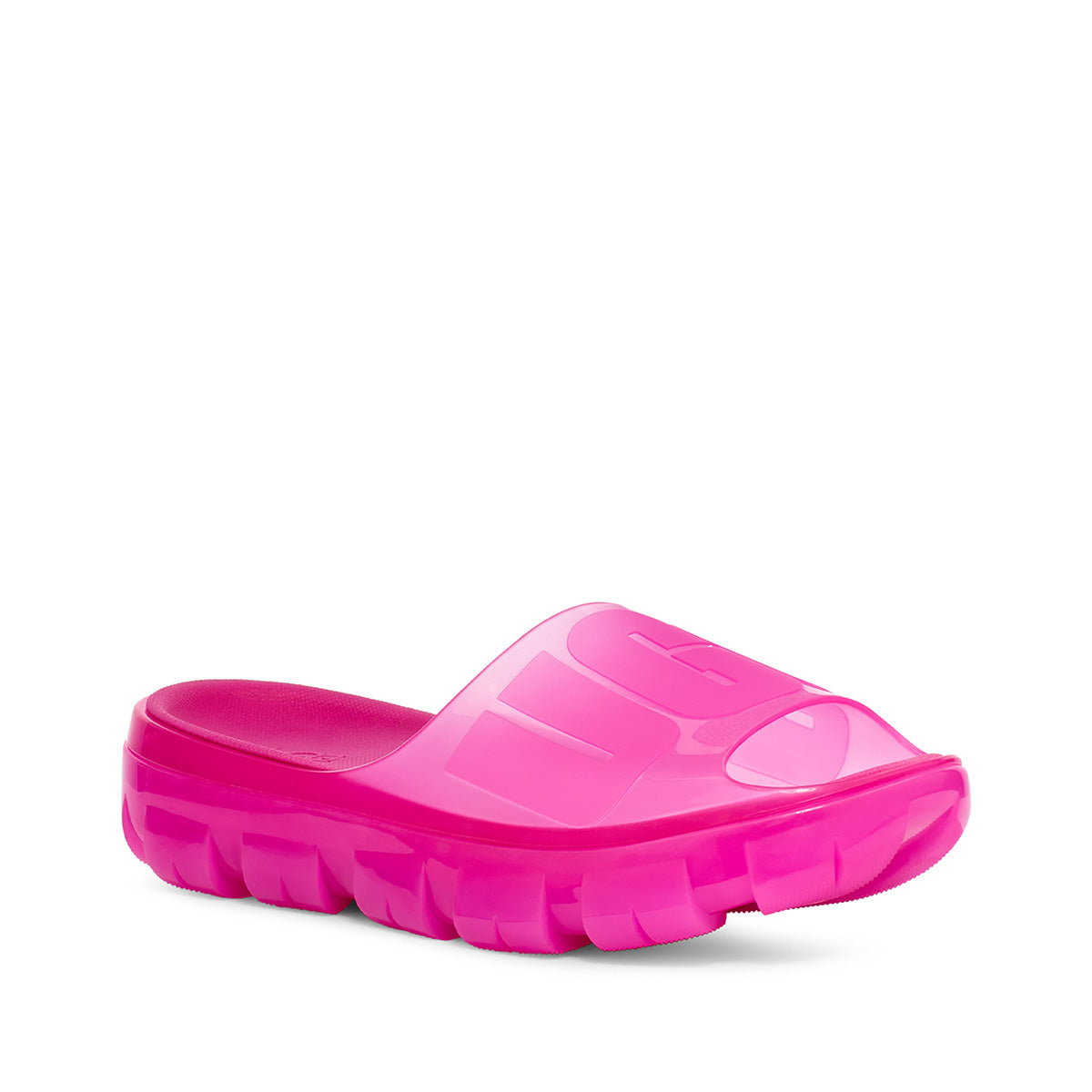 UGG Jella Clear Slide Dragon Fruit כפכפי ג'לה סלייד לנשים ורוד
