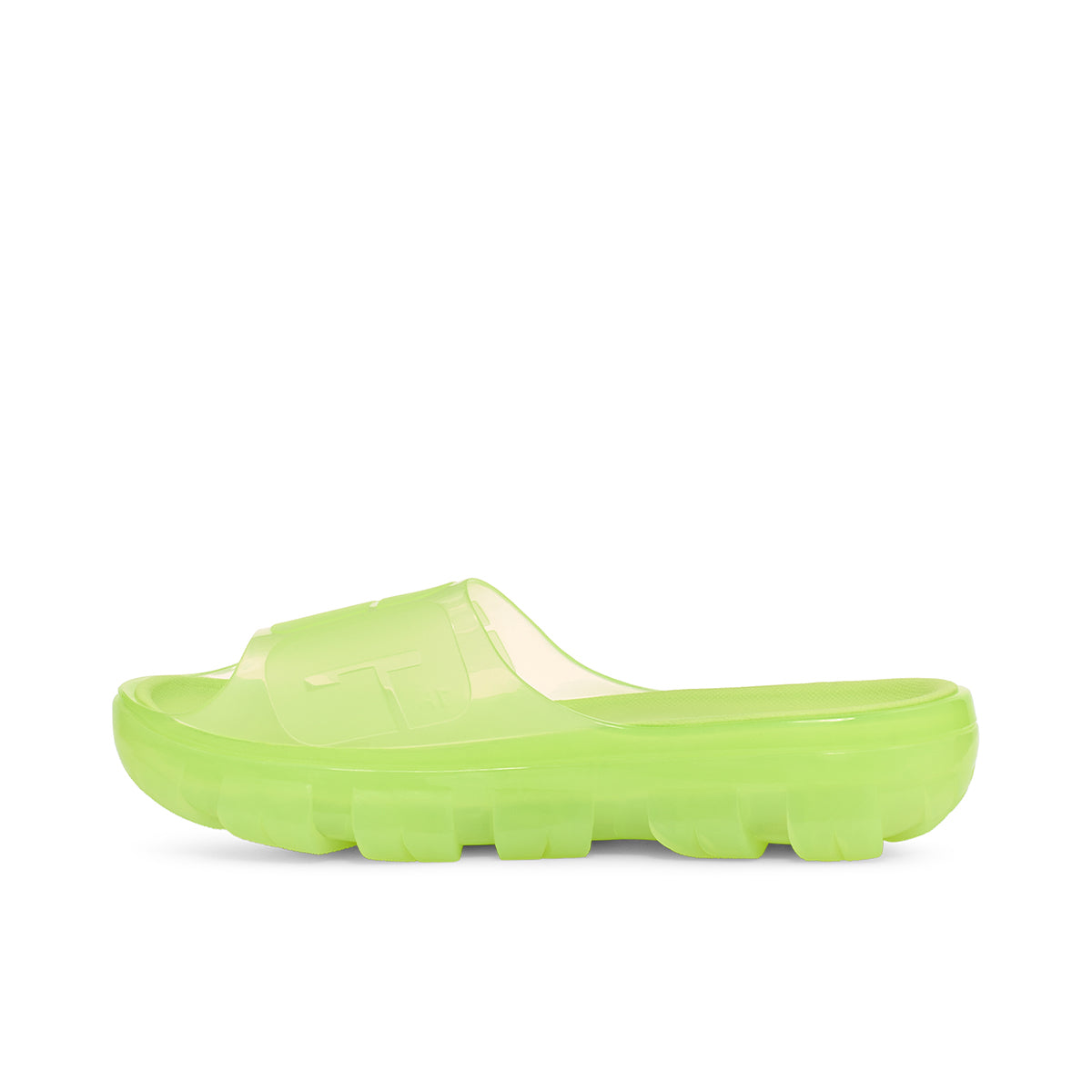 UGG Jella Clear Slide Pale Chartreuse כפכפי ג'לה קליר סלייד לנשים ירקרק