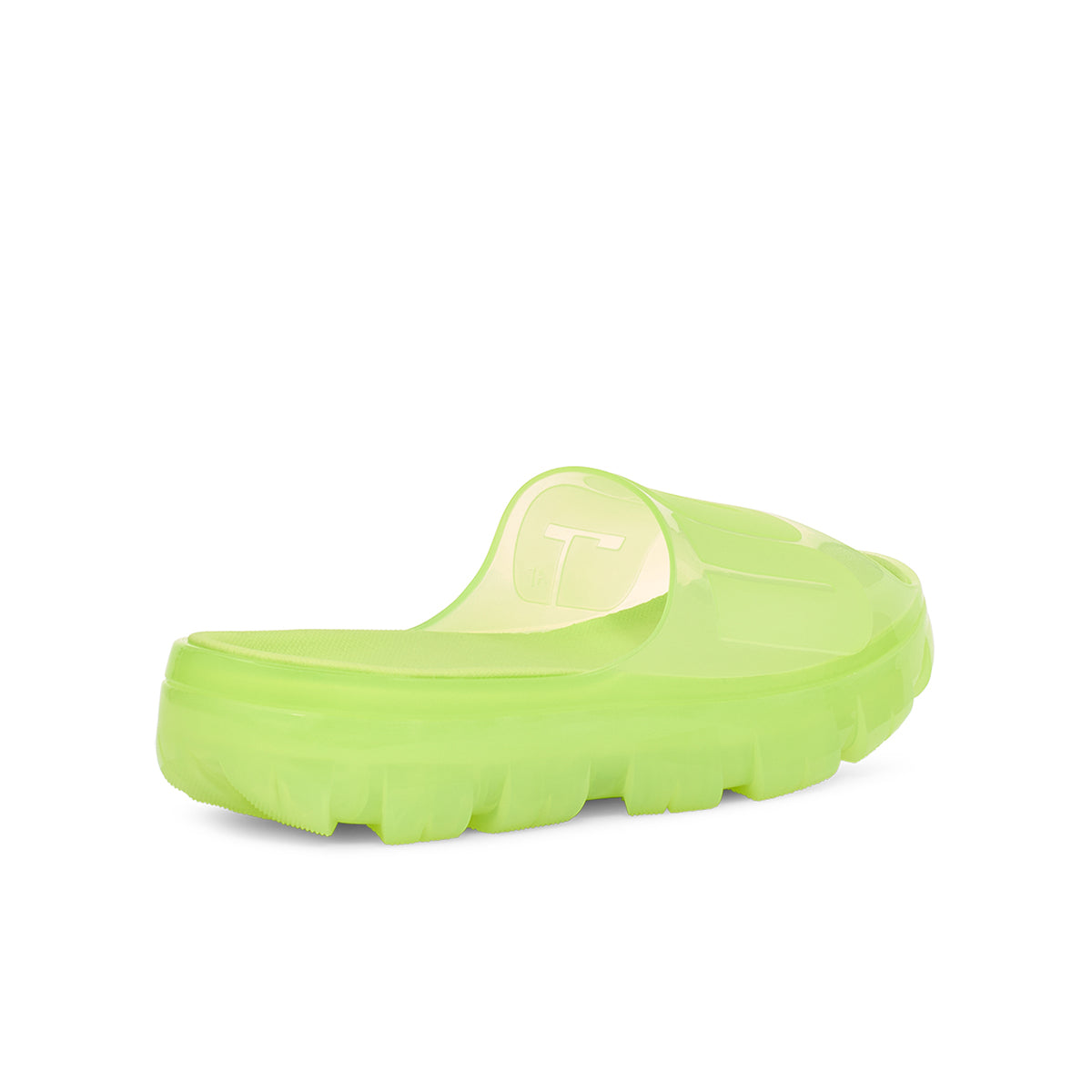 UGG Jella Clear Slide Pale Chartreuse כפכפי ג'לה קליר סלייד לנשים ירקרק