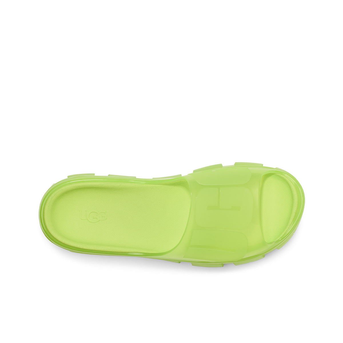UGG Jella Clear Slide Pale Chartreuse כפכפי ג'לה קליר סלייד לנשים ירקרק