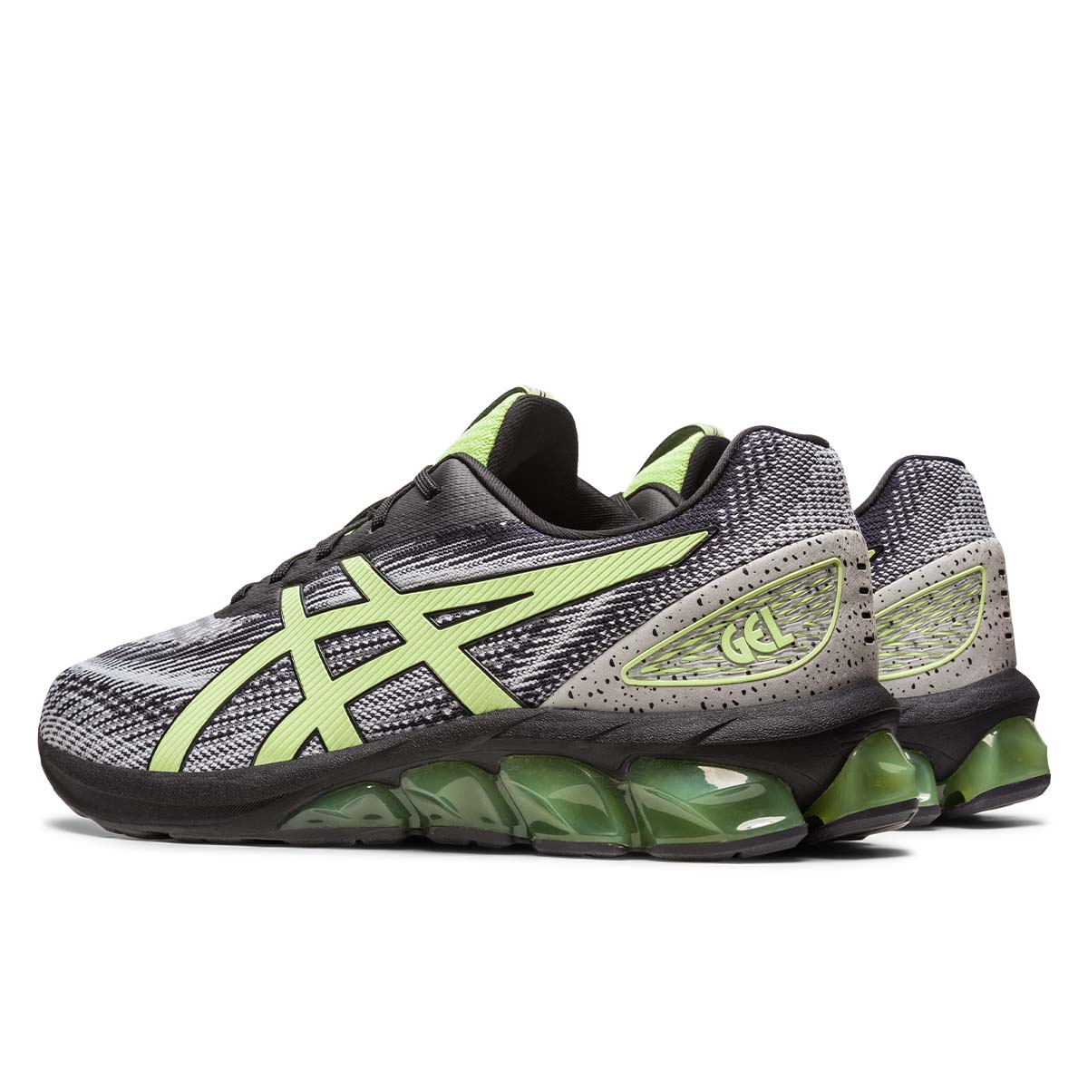 Asics Gel Quantum 180 VII Men Black Lime Green סניקרס אסיקס לגברים