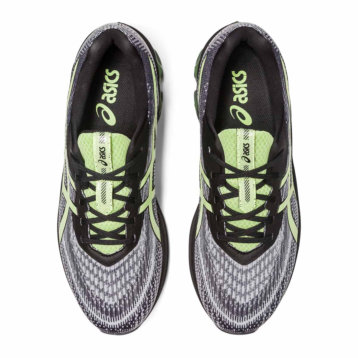 Asics Gel Quantum 180 VII Men Black Lime Green סניקרס אסיקס לגברים