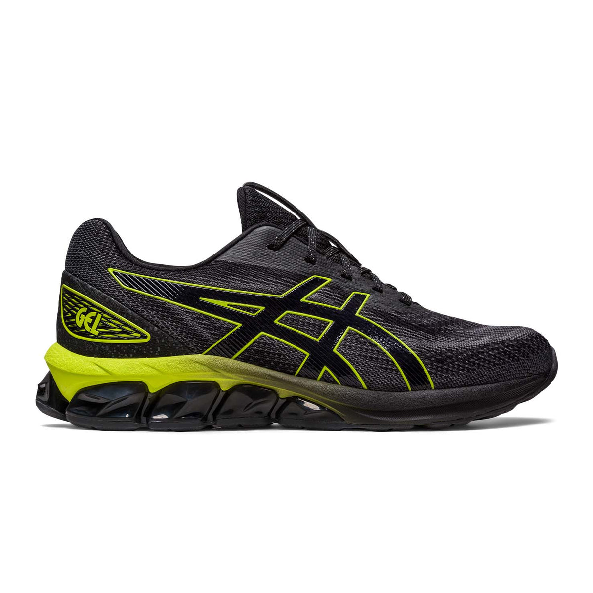 Asics Gel Quantum 180 VII Men Black Neon Lime נעלי אסיקס לגברים שחור