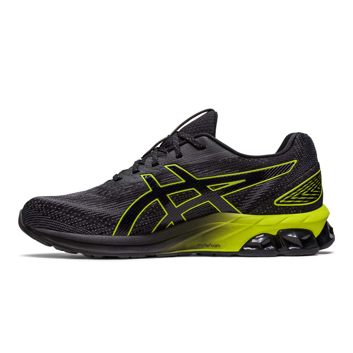Asics Gel Quantum 180 VII Men Black Neon Lime נעלי אסיקס לגברים שחור