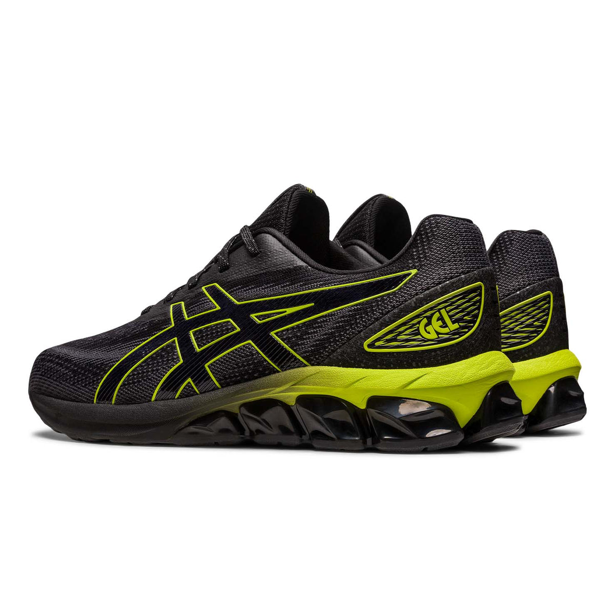 Asics Gel Quantum 180 VII Men Black Neon Lime נעלי אסיקס לגברים שחור