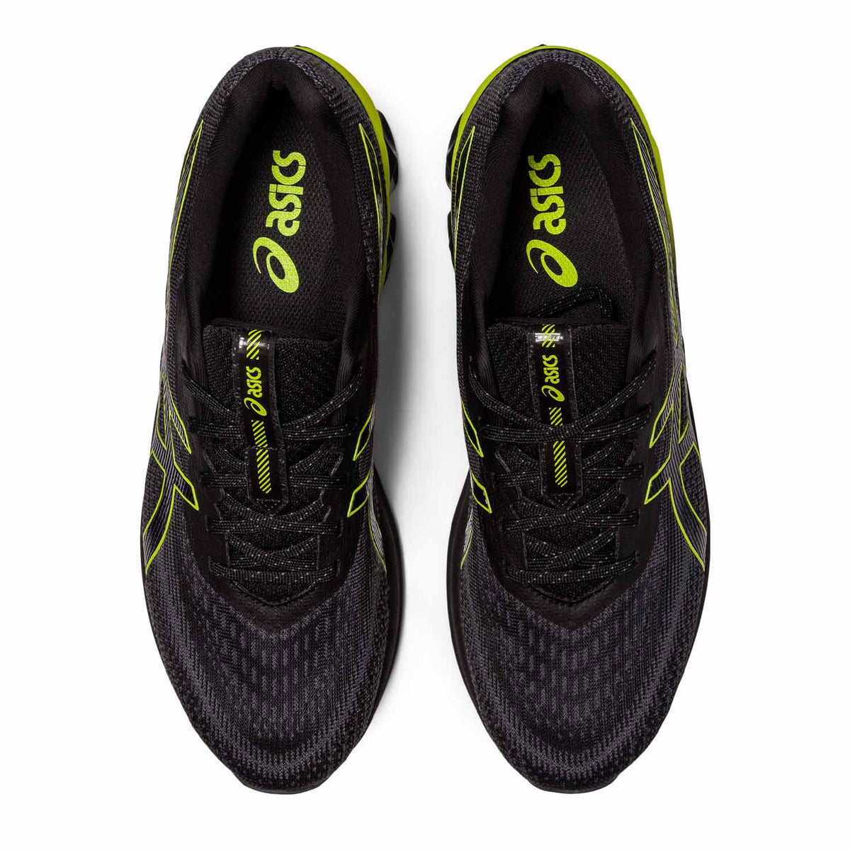 Asics Gel Quantum 180 VII Men Black Neon Lime נעלי אסיקס לגברים שחור