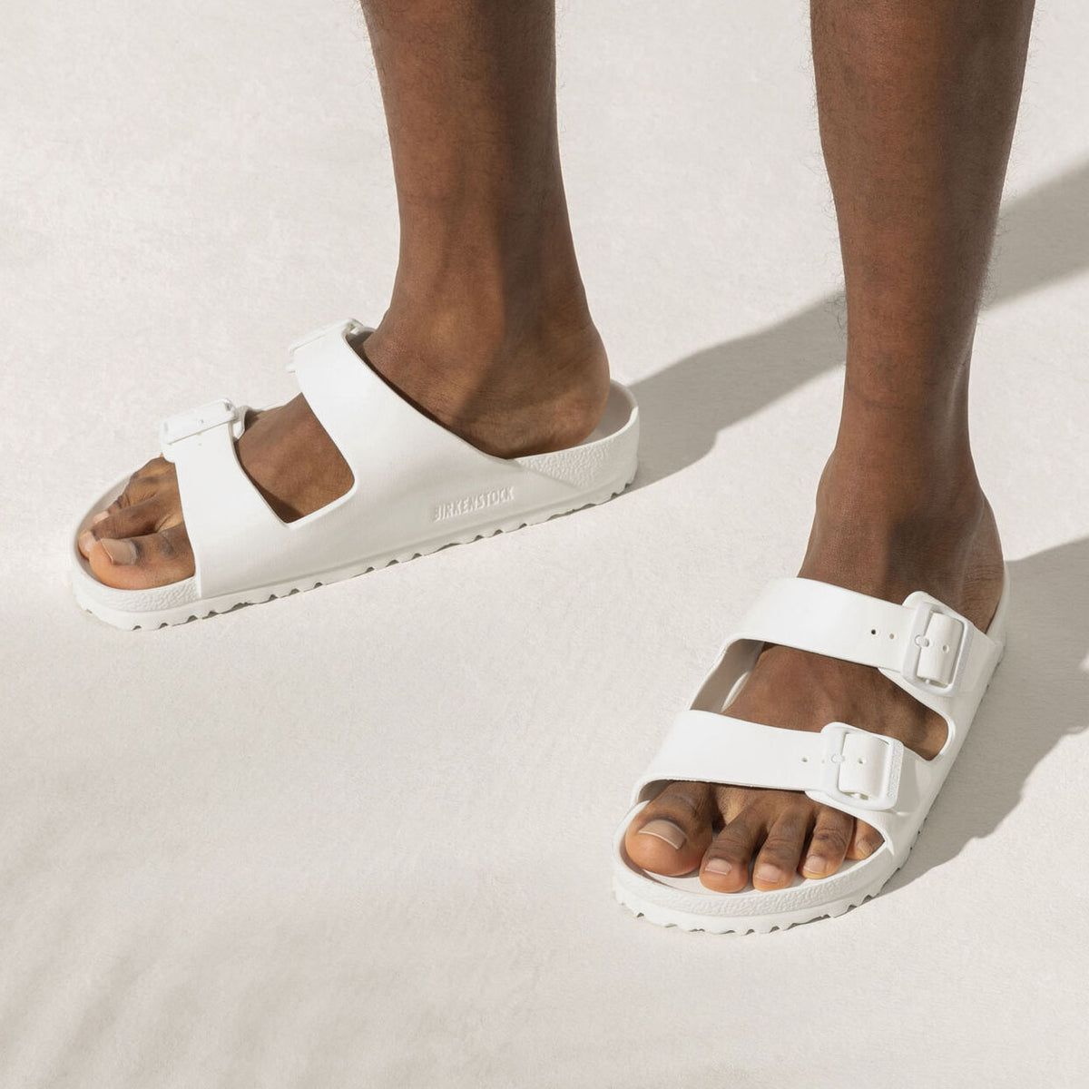 בירקנשטוק כפכפים לגברים לבן Birkenstock Arizona EVA White