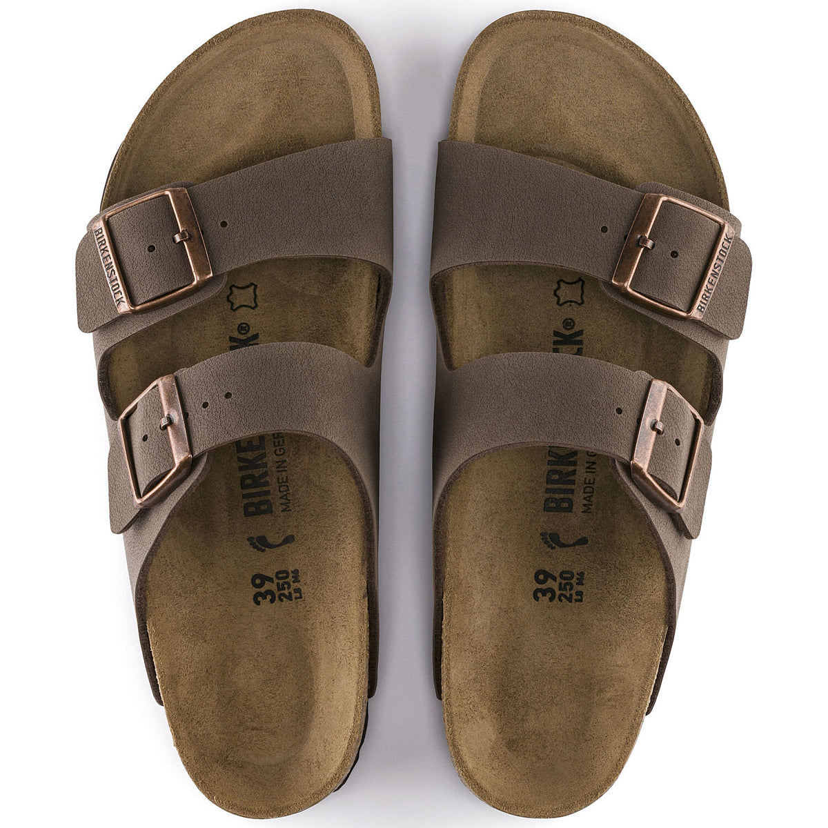 בירקנשטוק כפכפי גברים אריזונה מוקה Birkenstock Arizona Mocca (4520241233994)