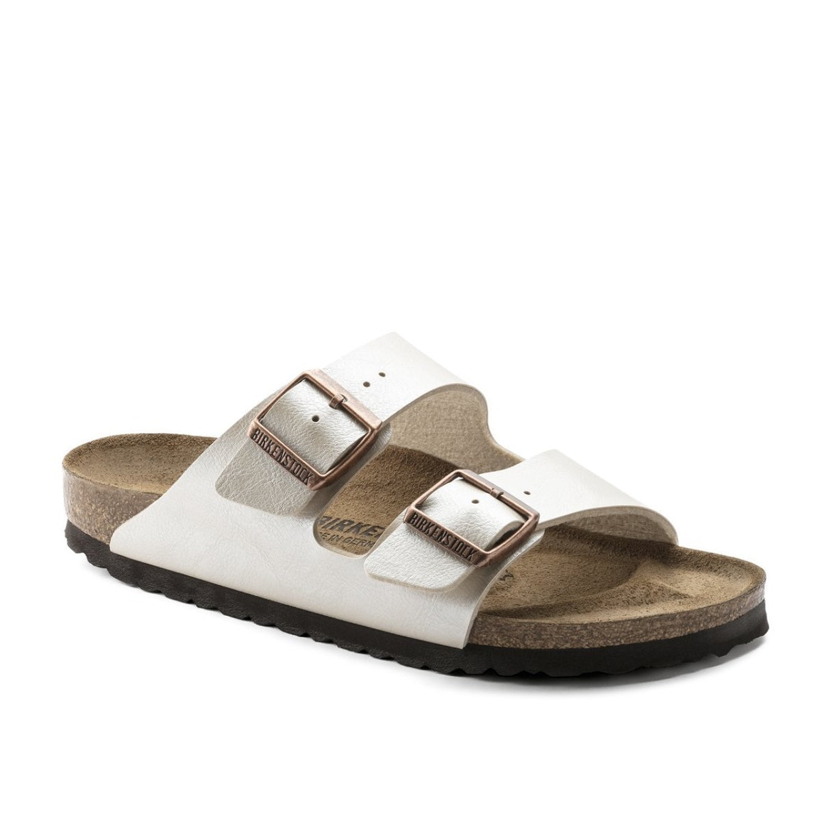 בירקנשטוק כפכפי נשים אריזונה פרל לבן Birkenstock Arizona Pearl White