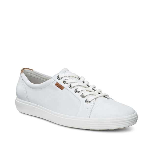 ECCO 430003-01007 Soft VII Ladies White Women - נעלי אקו לנשים (6040314773687)