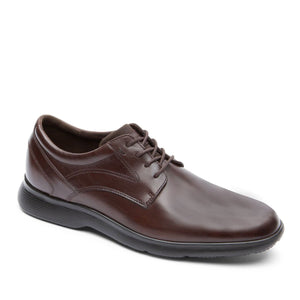 Rockport TFDS Plain Toe Dark Brown נעלי גברים רוקפורט