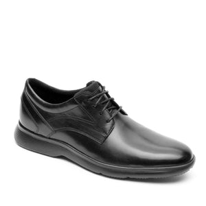 Rockport TFDS Plain Toe Black נעלי גברים רוקפורט