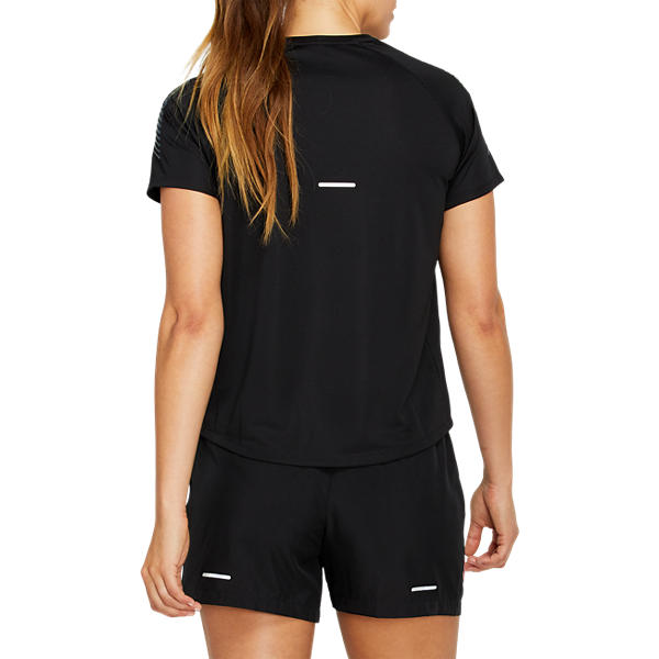 Asics Icon SS Top Black Grey חולצת נשים אסיקס