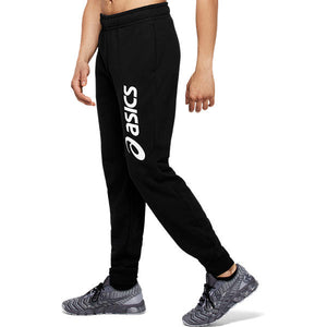 Asics Big Logo Sweat Pant Black White מכנסי גברים אסיקס