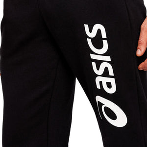 Asics Big Logo Sweat Pant Black White מכנסי גברים אסיקס
