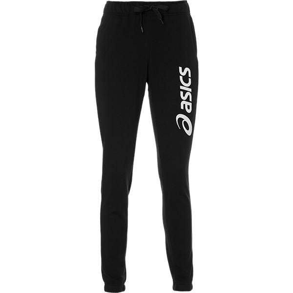 Asics Big Logo Sweat Pant Black White מכנסי נשים אסיקס