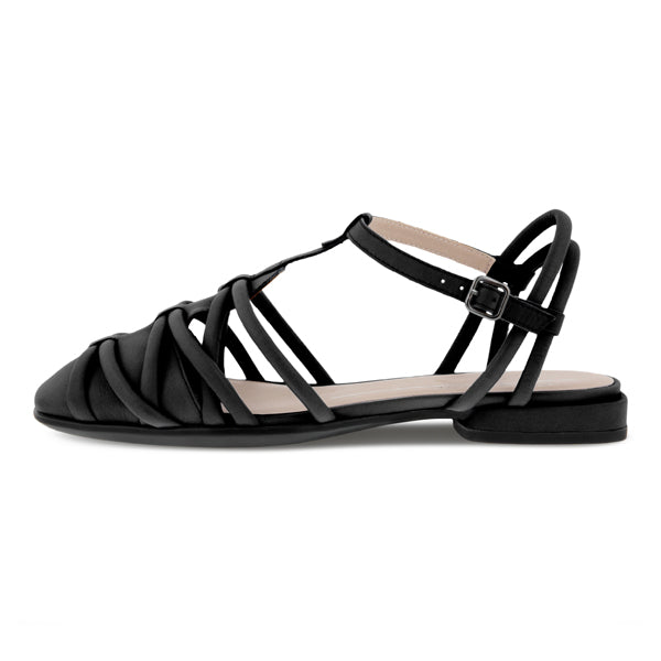 Ecco Anine Squared Black אקו סנדלי נשים