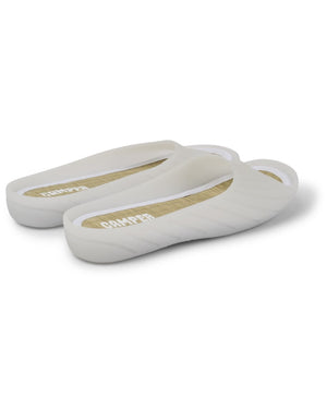 Camper Wabi white monomaterial sandals for women קמפר כפכפי נשים