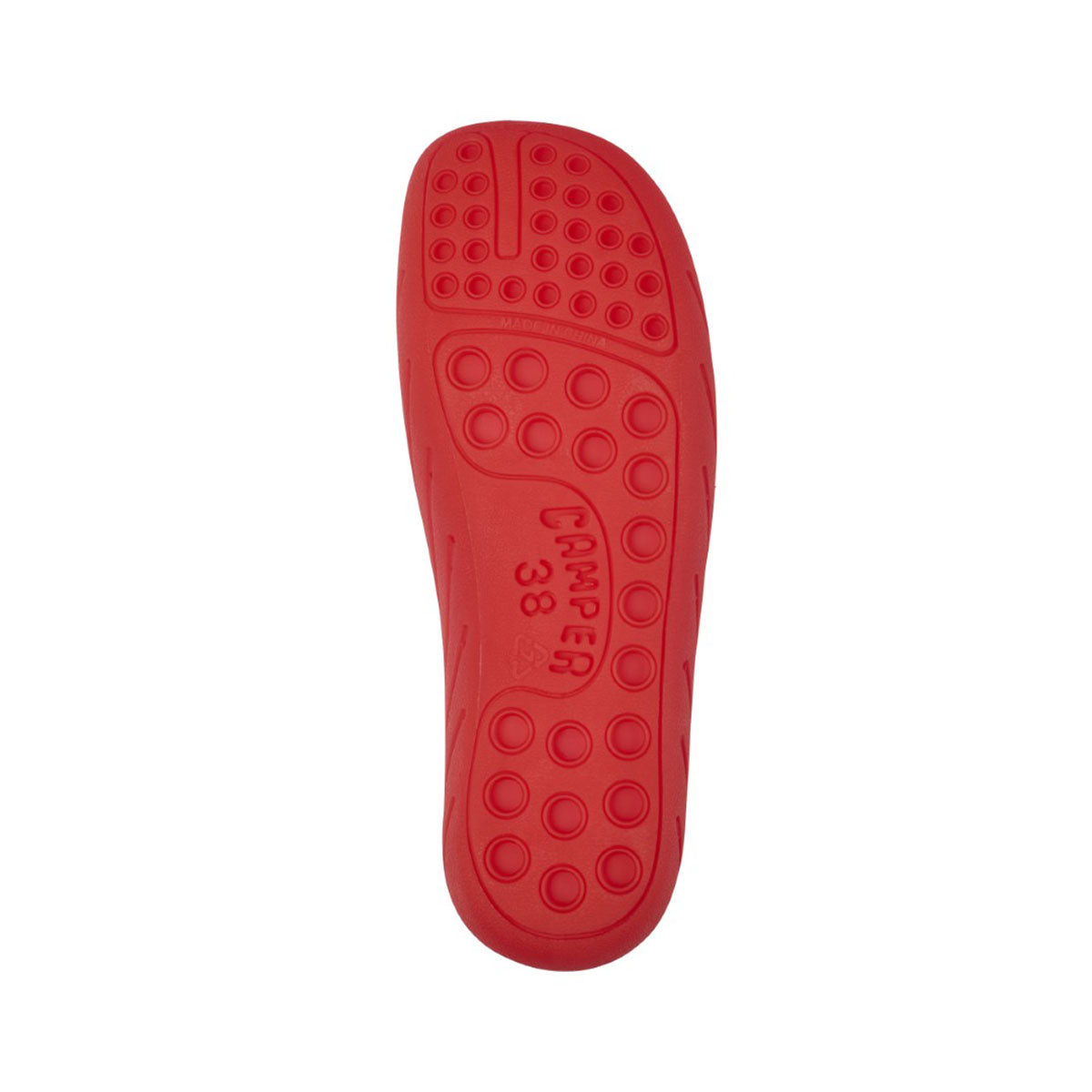 Camper Wabi red monomaterial sandals for women קמפר כפכפי נשים