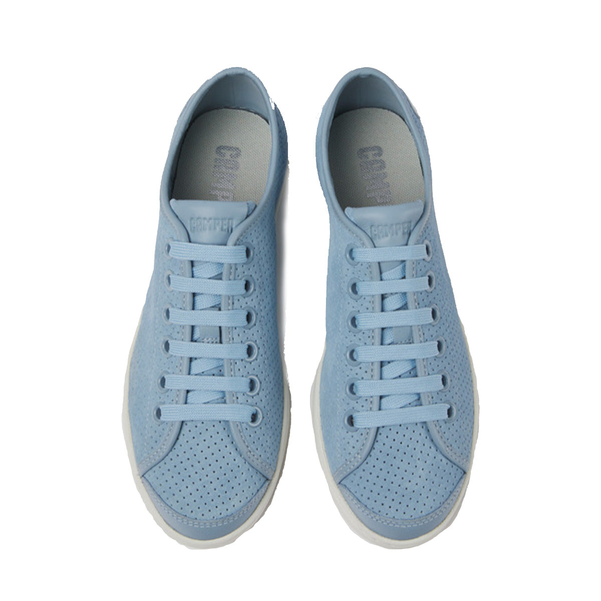 Camper Uno Blue nubuck and leather sneakers for women נעלי קמפר לנשים