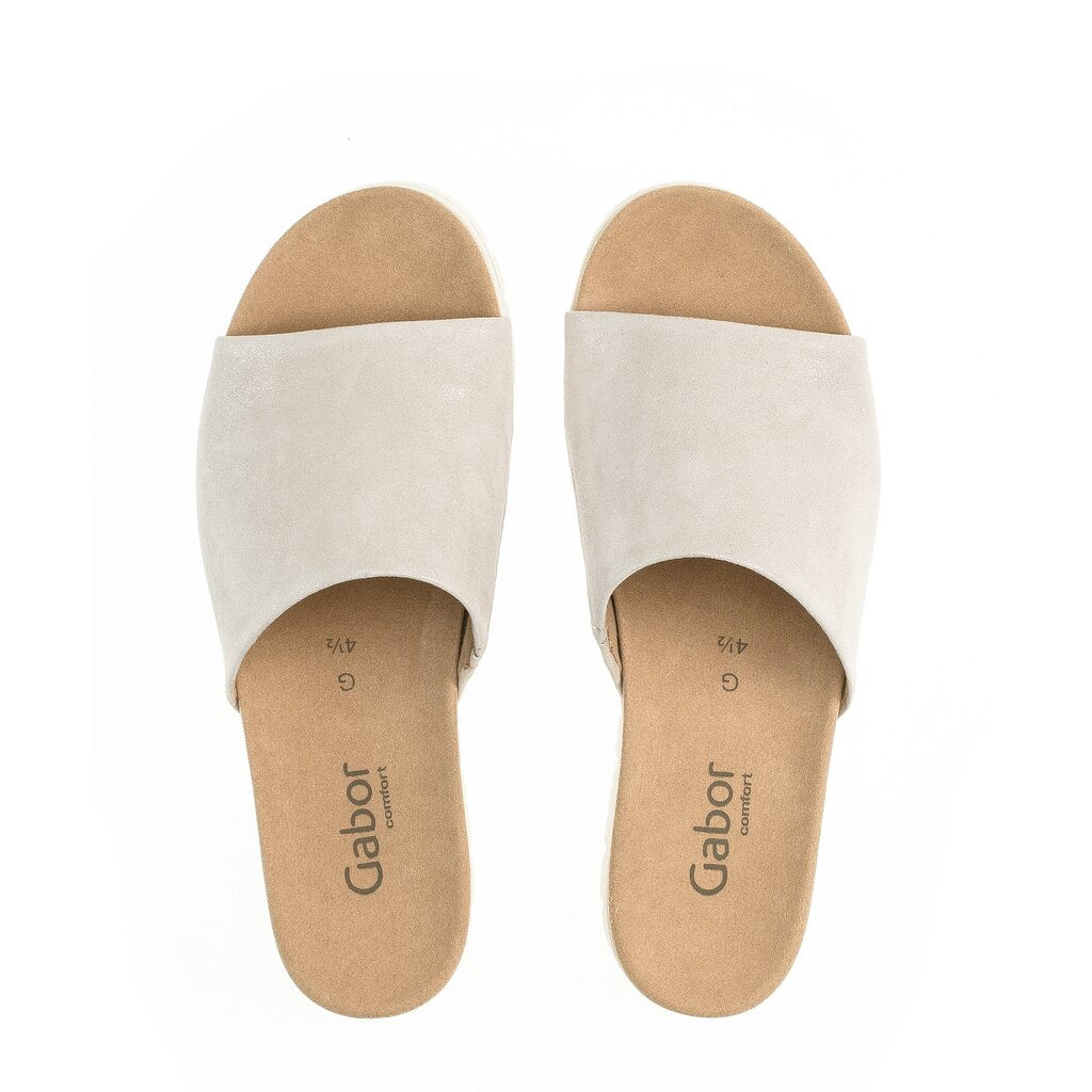 Gabor Slipper beige כפכפי גאבור לנשים