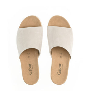 Gabor Slipper beige כפכפי גאבור לנשים