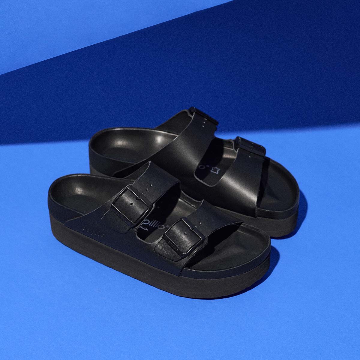 Birkenstock Arizona Platform Exquisite Black בירקנשטוק כפכפי נשים אריזונה שחור