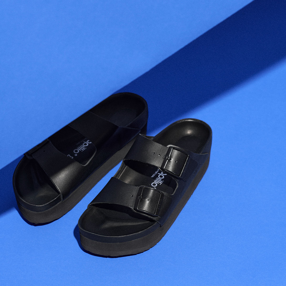 Birkenstock Arizona Platform Exquisite Black בירקנשטוק כפכפי נשים אריזונה שחור