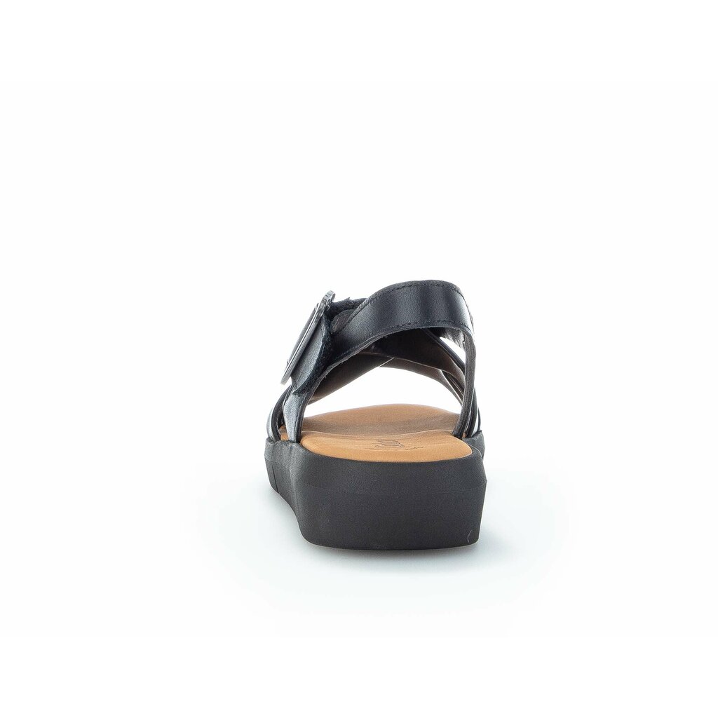 Gabor Platform sandal black סנדלי גאבור לנשים