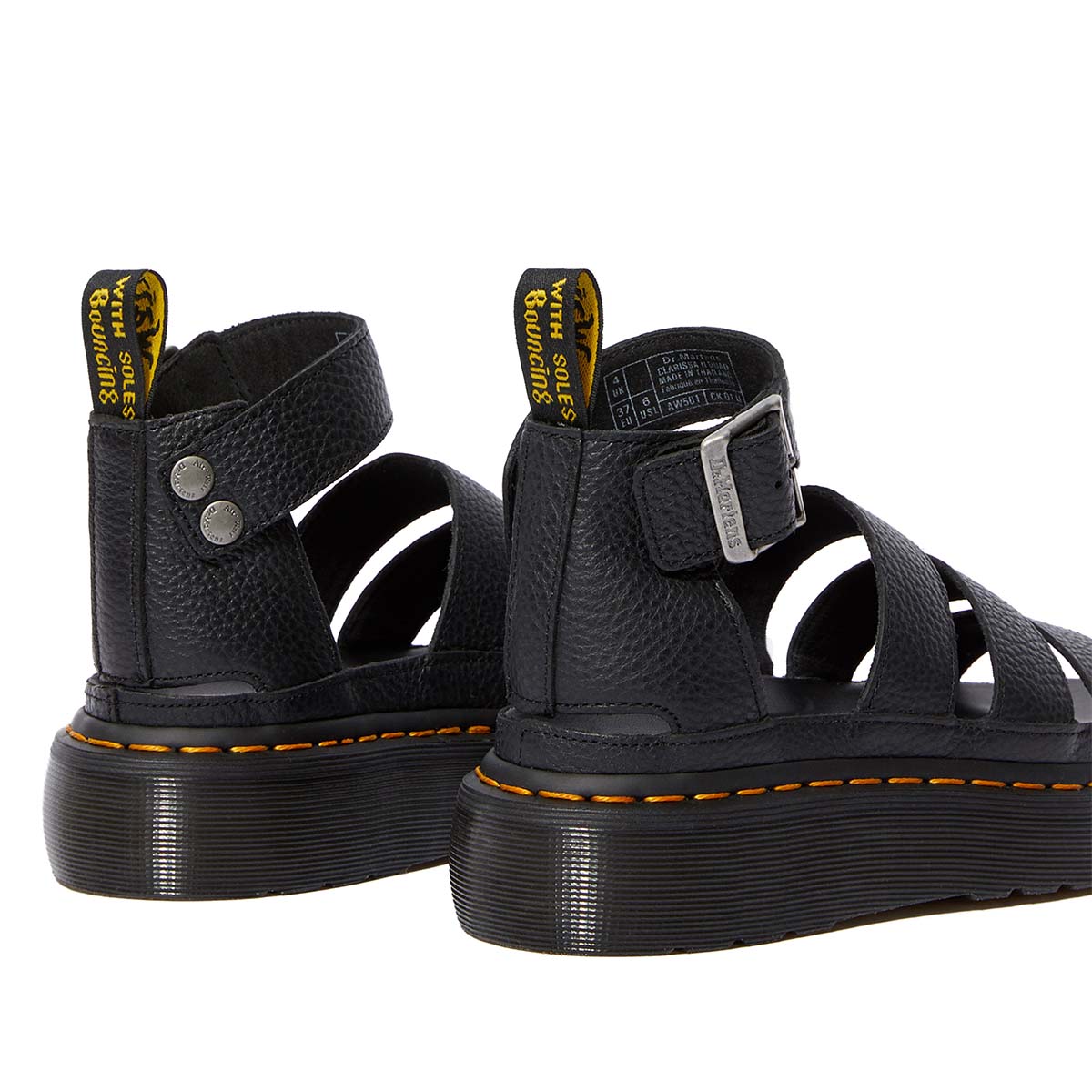 Dr. Martens Clarissa II Quad Black Aunt Sally סנדלי ד"ר מרטינס קלריסה