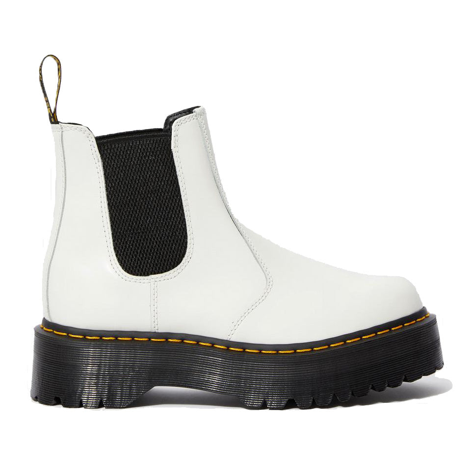 נעלי ד״ר מרטינס Dr. Martens Quad Chelsea Boot Smooth White