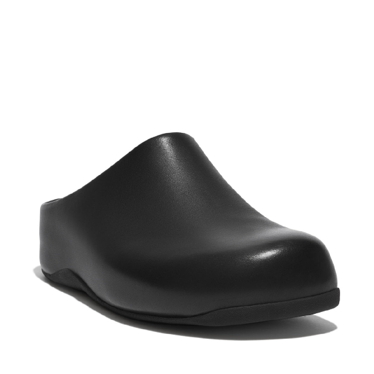 Fit-Flop Shuv Black Leather Women פיט פלופ לוטי שוב שחור נשים