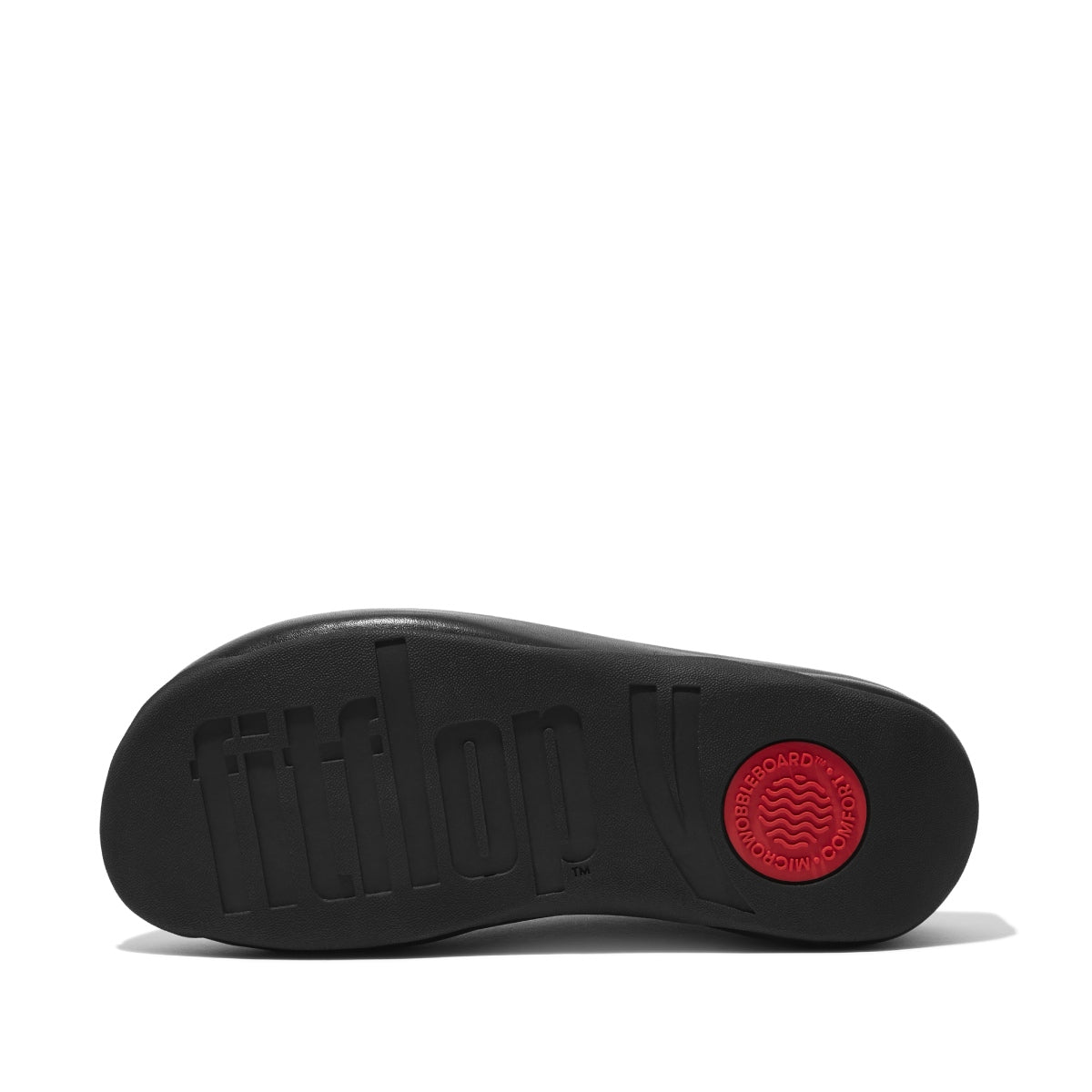 Fit-Flop Shuv Black Leather Women פיט פלופ לוטי שוב שחור נשים