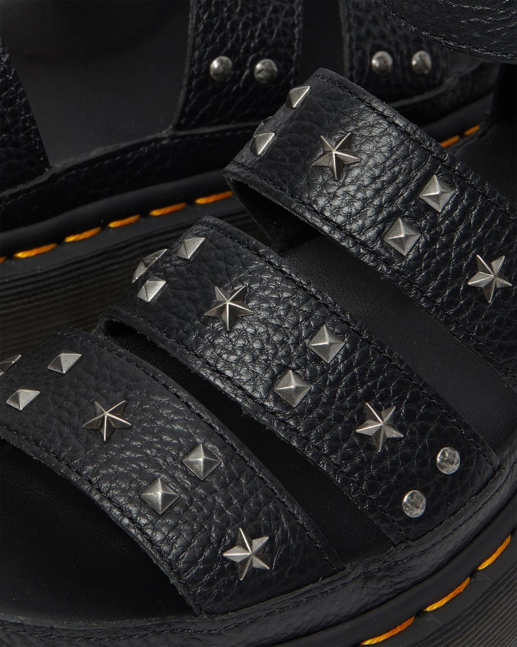 Dr. Martens Clarissa II Quad Black Milled Nappa סנדלי דר מרטינס