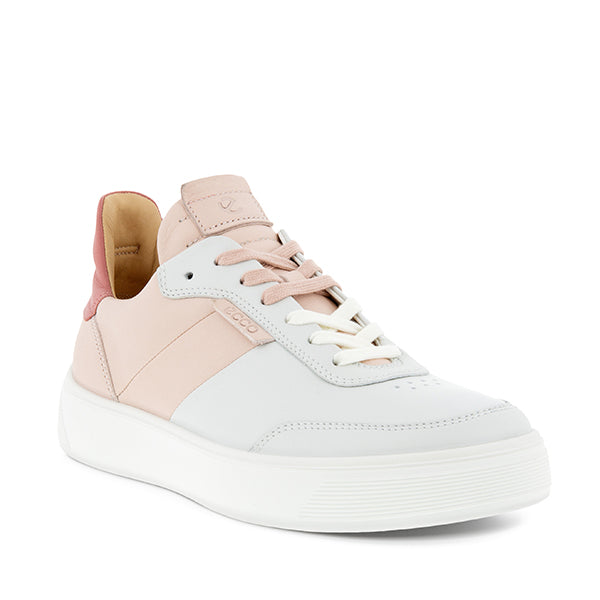 Ecco Street Tray W White Rose Dust סטריט טריי לבן ורוד אקו