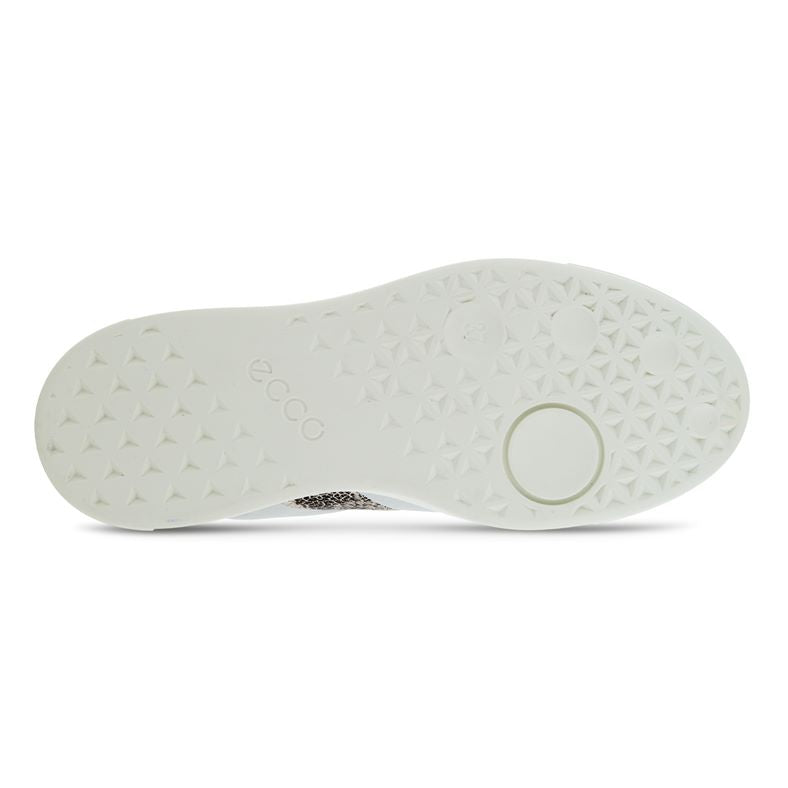 ECCO Street Tray W White Limestoneblack סטריט טריי לבן סניקרס נשים אקו