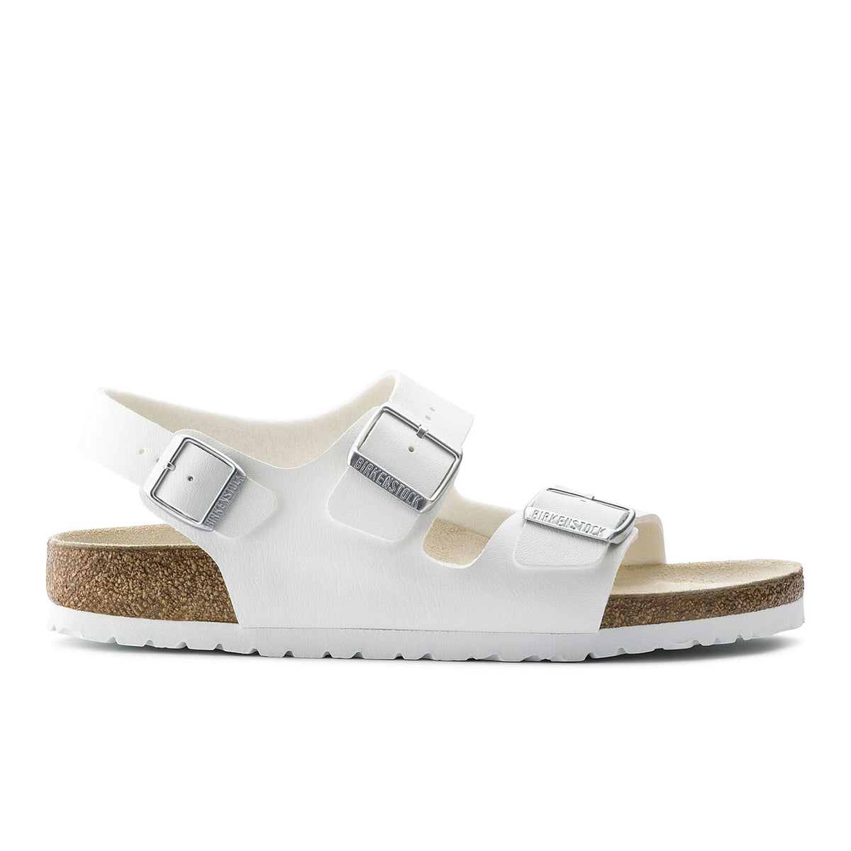 Birkenstock Milano BS White בירקנשטוק סנדלי נשים מילאנו לבן