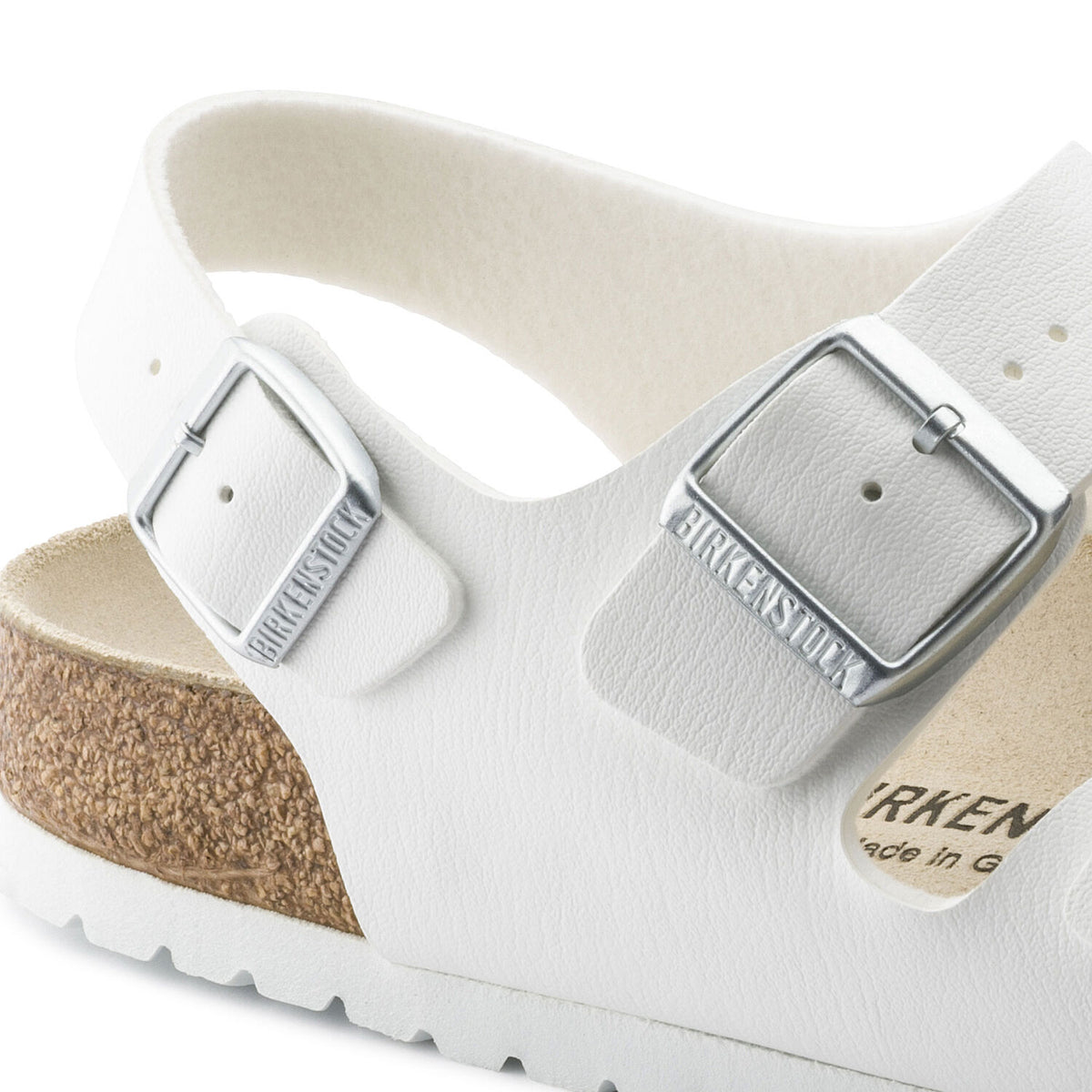 Birkenstock Milano BS White בירקנשטוק סנדלי נשים מילאנו לבן