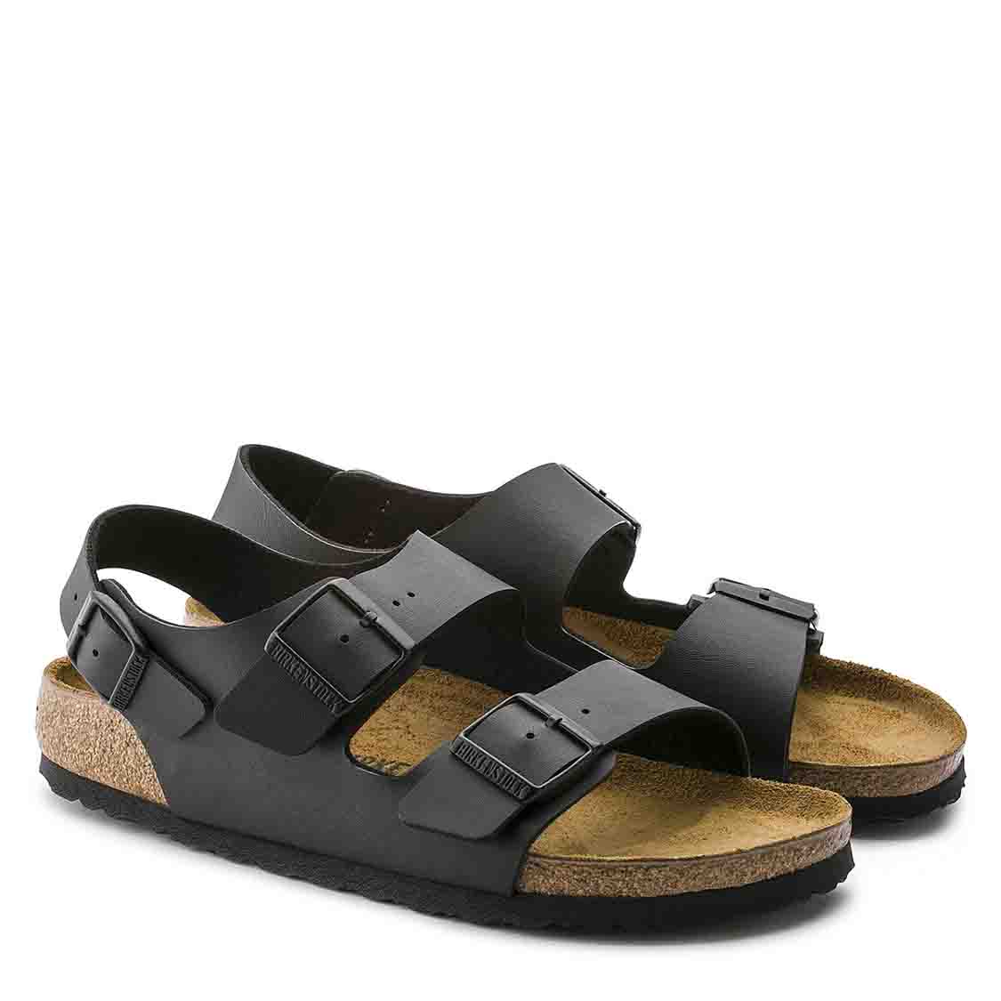 Birkenstock Milano Black בירקנשטוק סנדלי גברים שחור