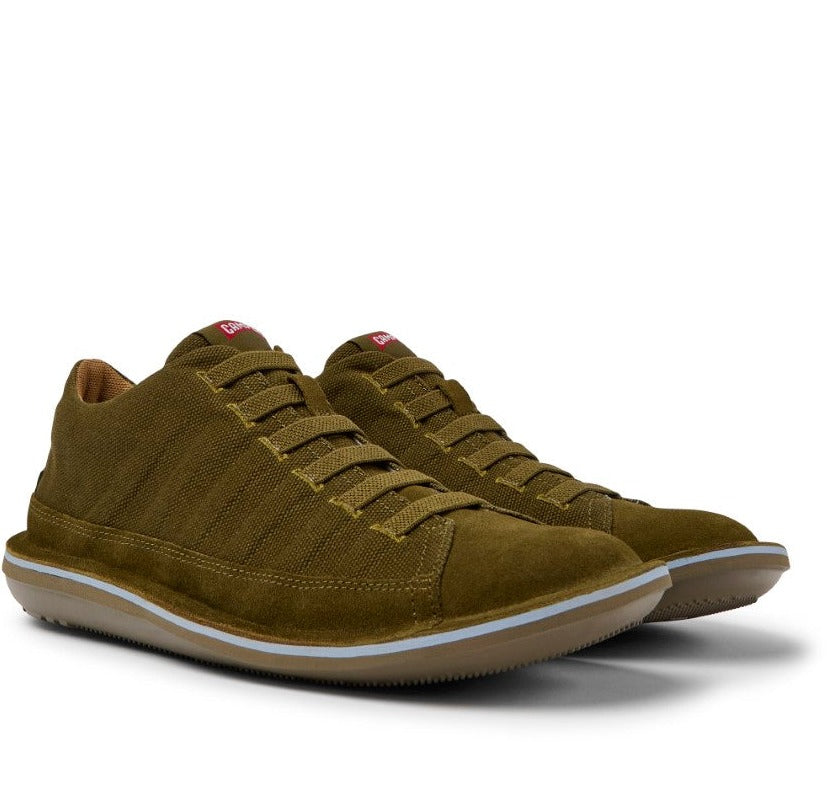 Camper Beetle Green nubuck sneakers for men קמפר נעלי גברים