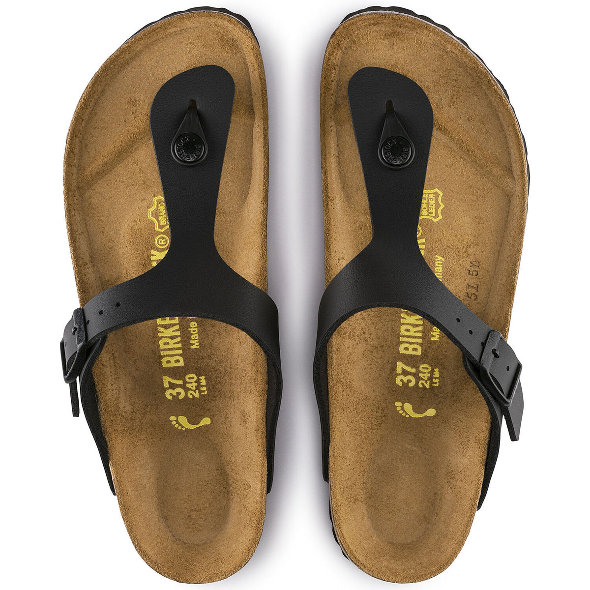 בירקנשטוק כפכפי נשים גיזה שחור Birkenstock Gizeh Black (4532280361034)
