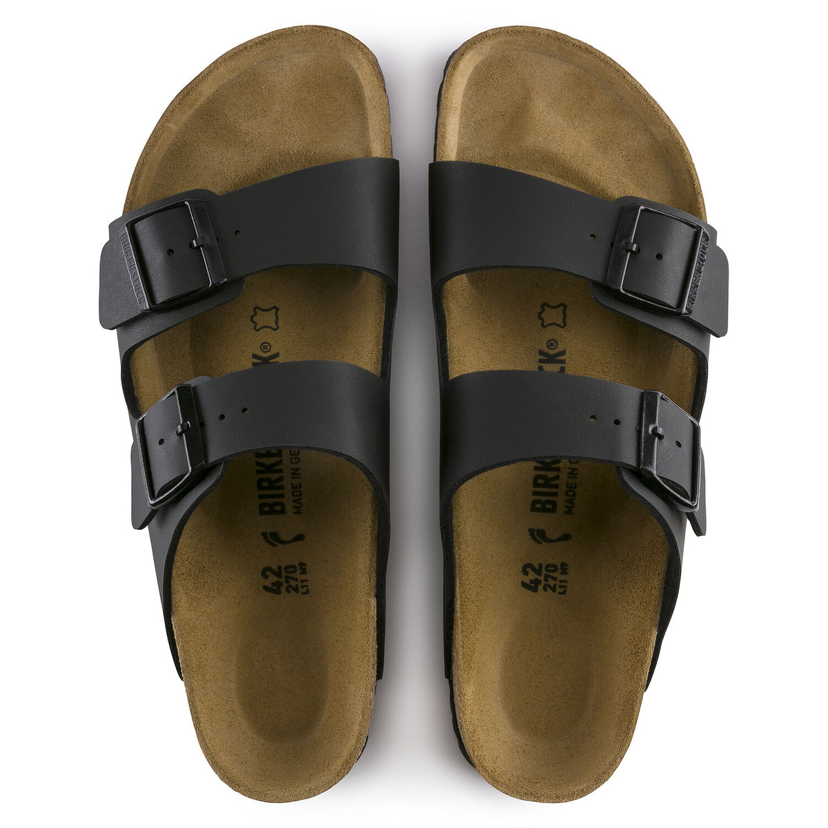 בירקנשטוק כפכפי נשים אריזונה שחור Birkenstock Arizona Black (4520241365066)