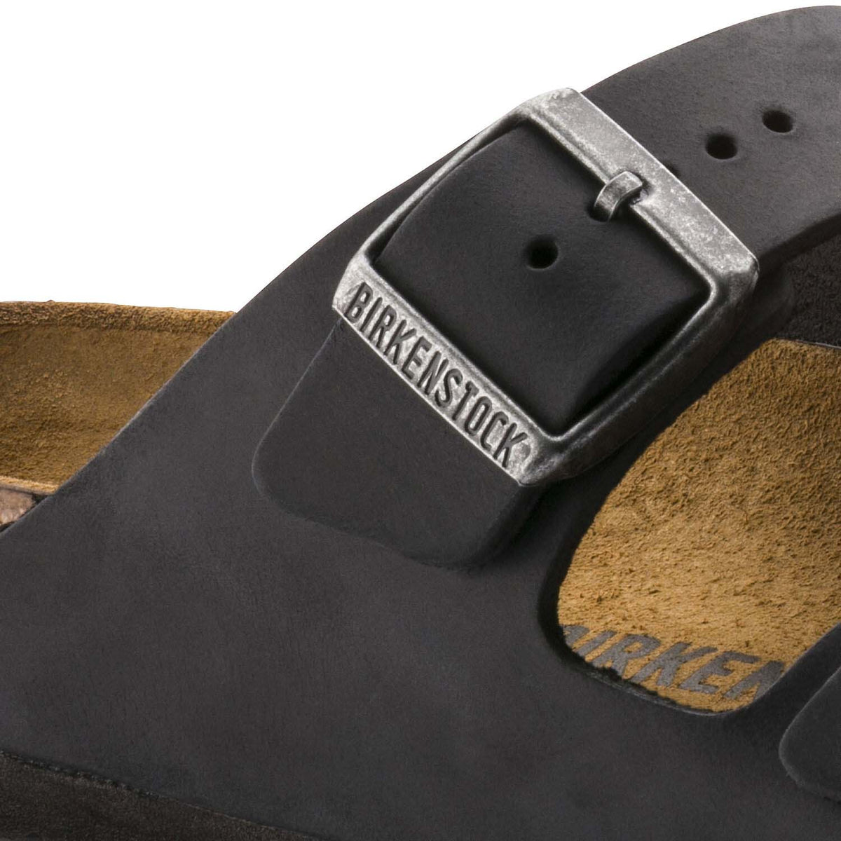 Birkenstock Arizona Oiled Leather Black בירקנשטוק כפכפי נשים אריזונה שחור