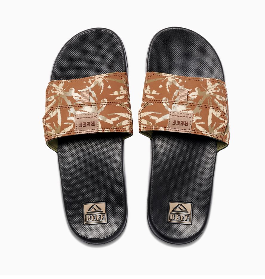 Reef Stash Slide Camo Palmse כפכפי גברים ריף