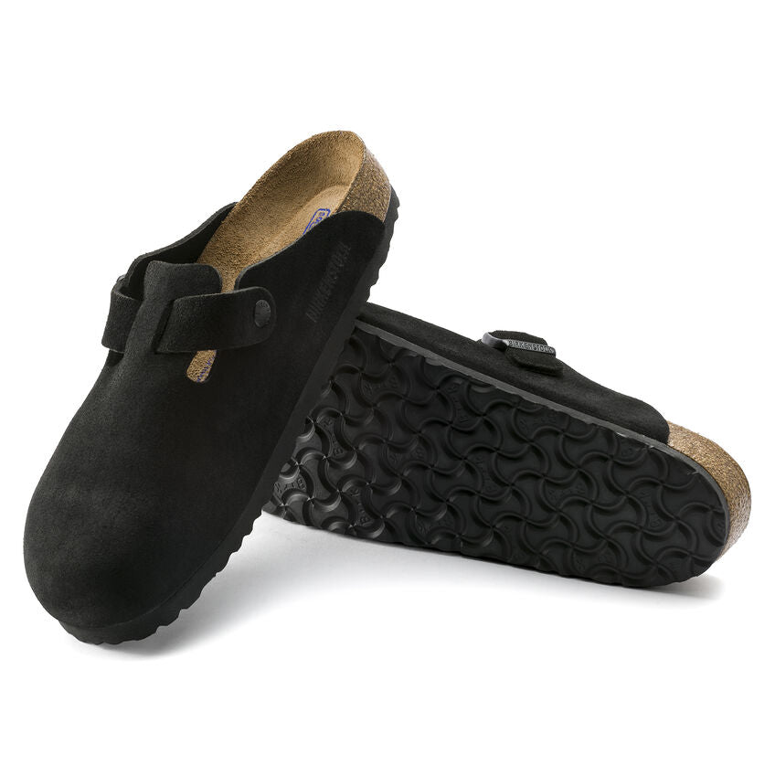 Birkenstock Boston BS Black בירקנשטוק כפכפי גברים בוסטון