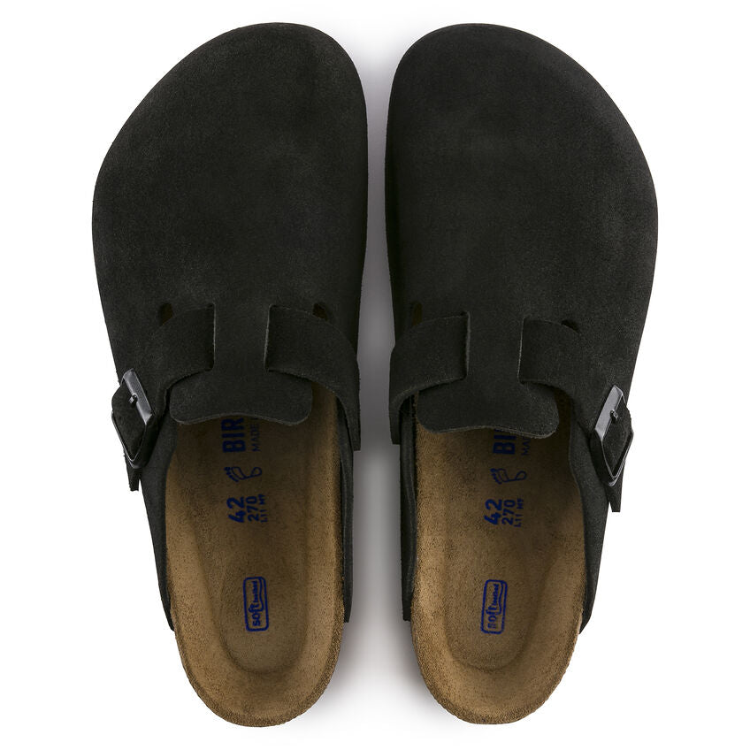 Birkenstock Boston BS Black בירקנשטוק כפכפי גברים בוסטון