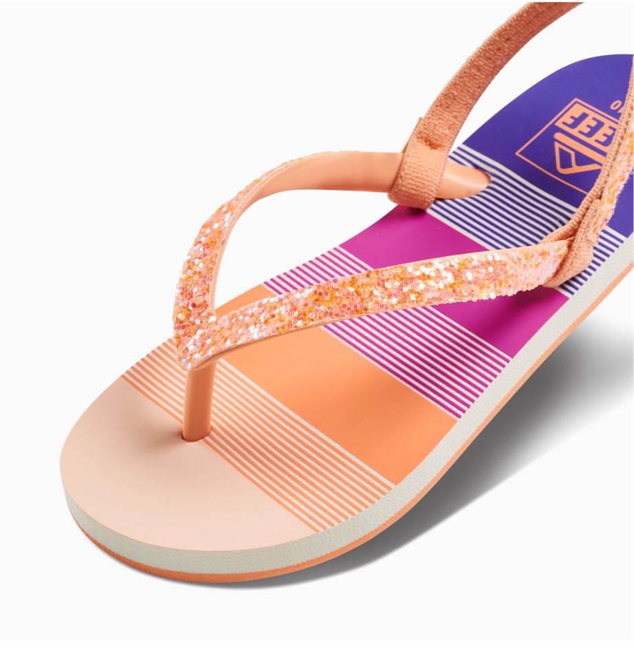 Reef Little Stargazer Prints Retro Stripes כפכפי ריף תינוקות