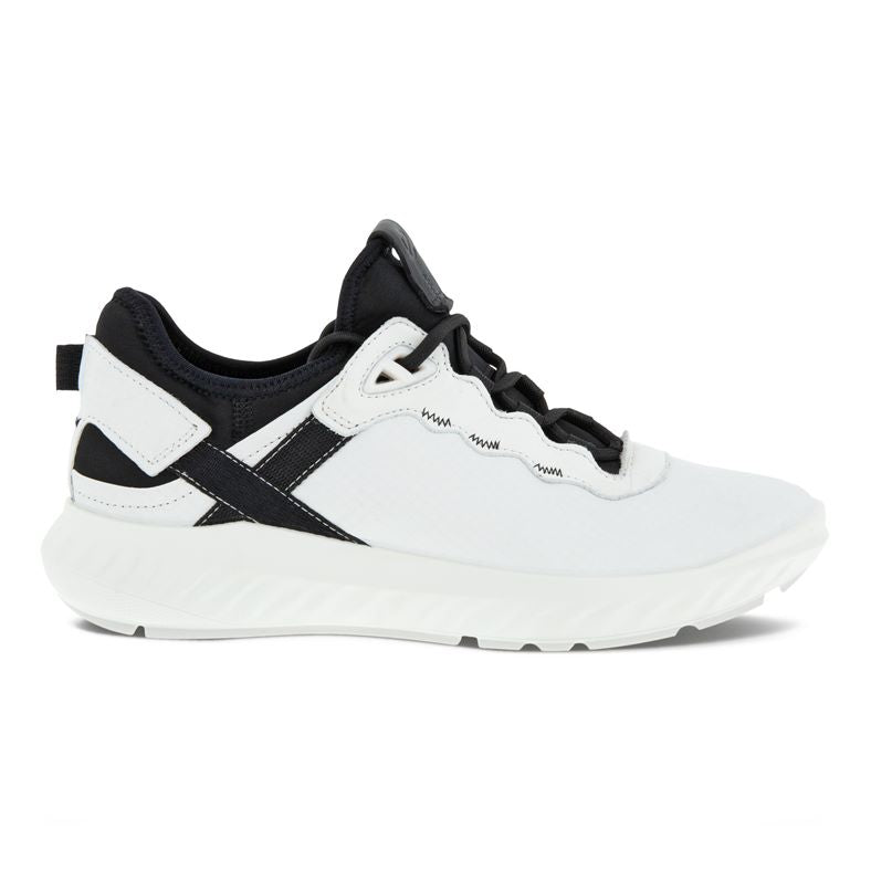 Ecco Ath-1Fw White Black סניקרס נשים שחור-לבן אקו