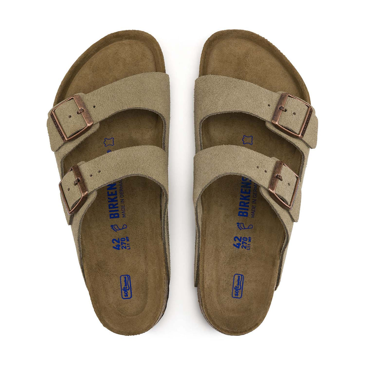 Birkenstock Arizona Taupe בירקנשטוק כפכפי יוניסקס אריזונה טיופ